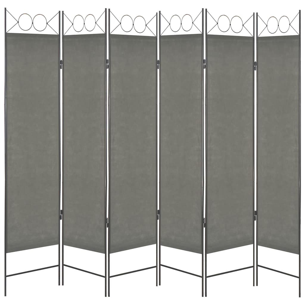 6-Panel Room Divider Anthracite 240x180 cm
