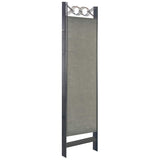 6-Panel Room Divider Anthracite 240x180 cm - Top-Down View