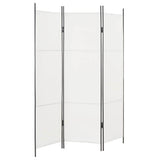 3-Panel Room Divider White 150x180 cm