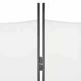 3-Panel Room Divider White 150x180 cm