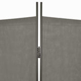 Room Dividers Grey Fabric - 45-Degree Angle