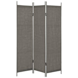 Room Dividers Grey Fabric - Front View