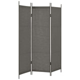 Room Dividers Grey Fabric - Front View