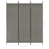 Room Dividers Grey Fabric