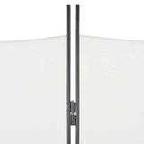 5-Panel Room Divider White 250x180 cm