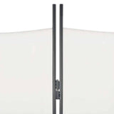 6-Panel Room Divider White 300x180 cm - 45-Degree Angle