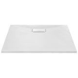 Shower Base Tray SMC White 80x80 cm - Side View