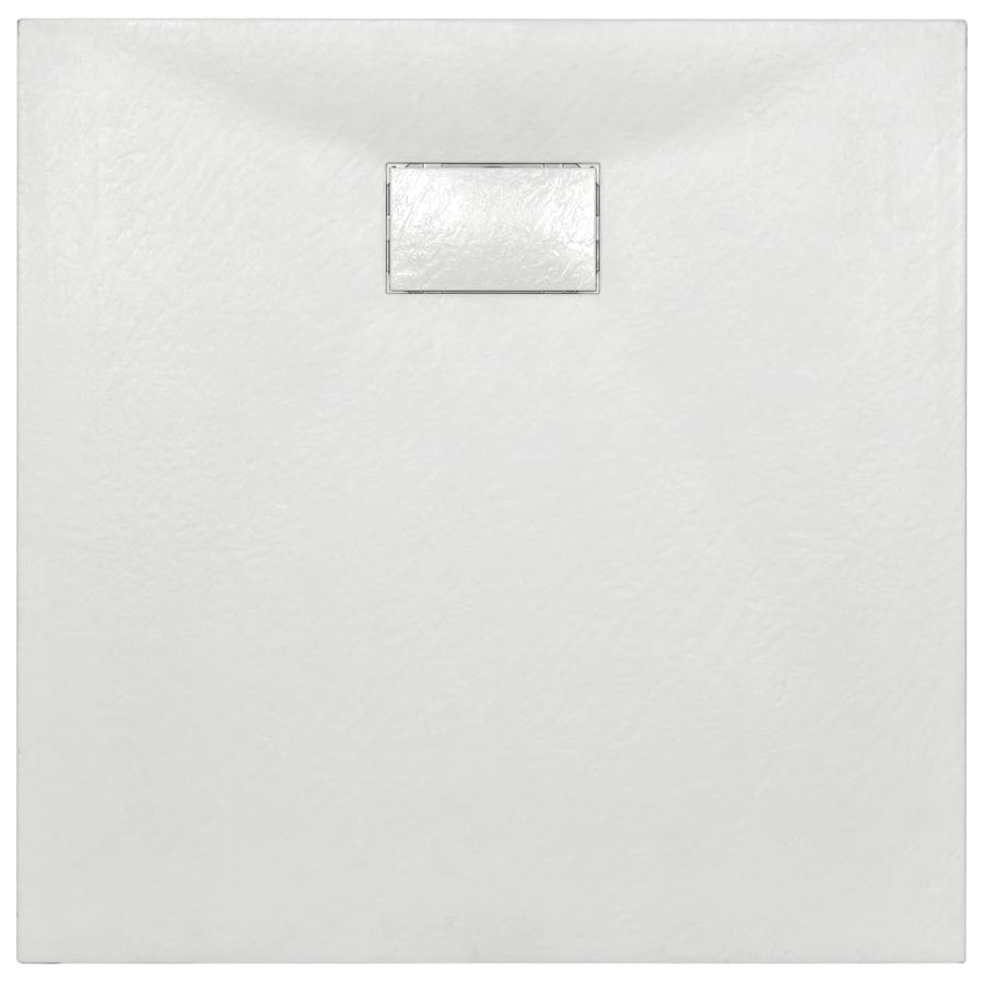 Shower Base Tray SMC White 80x80 cm