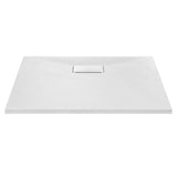 Shower Base Tray SMC White 90x80 cm - Side View