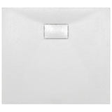 Shower Base Tray SMC White 90x80 cm - Top-Down View