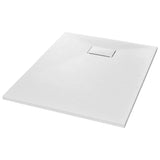 Shower Base Tray SMC White 100x80 cm - Front View