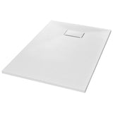 Shower Base Tray SMC White 120x70 cm - Front View