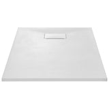 Shower Base Tray SMC White 120x70 cm - Side View