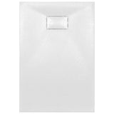 Shower Base Tray SMC White 120x70 cm - Top-Down View