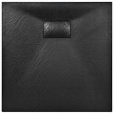 Shower Base Tray SMC Black 90x90 cm - Top-Down View