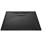 Shower Base Tray SMC Black 100x70 cm - Side View
