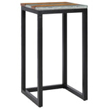 Nesting Tables 3 pcs Solid Teak Wood and Polyresin - Top-Down View