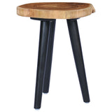 Coffee Table 40x45 cm Solid Teak - Close-Up Angle