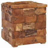 Storage Stool Solid Teak Wood - Extra Image