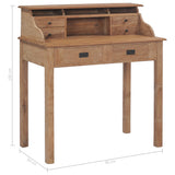 Desk 90x50x100 cm Solid Teak Wood - Extra Image