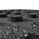 Fall Protection Tiles 12 pcs Rubber 50x50x3 cm Black - 45-Degree Angle