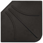 Umbrella Weight Plates 4 pcs Black Concrete Square 72 kg