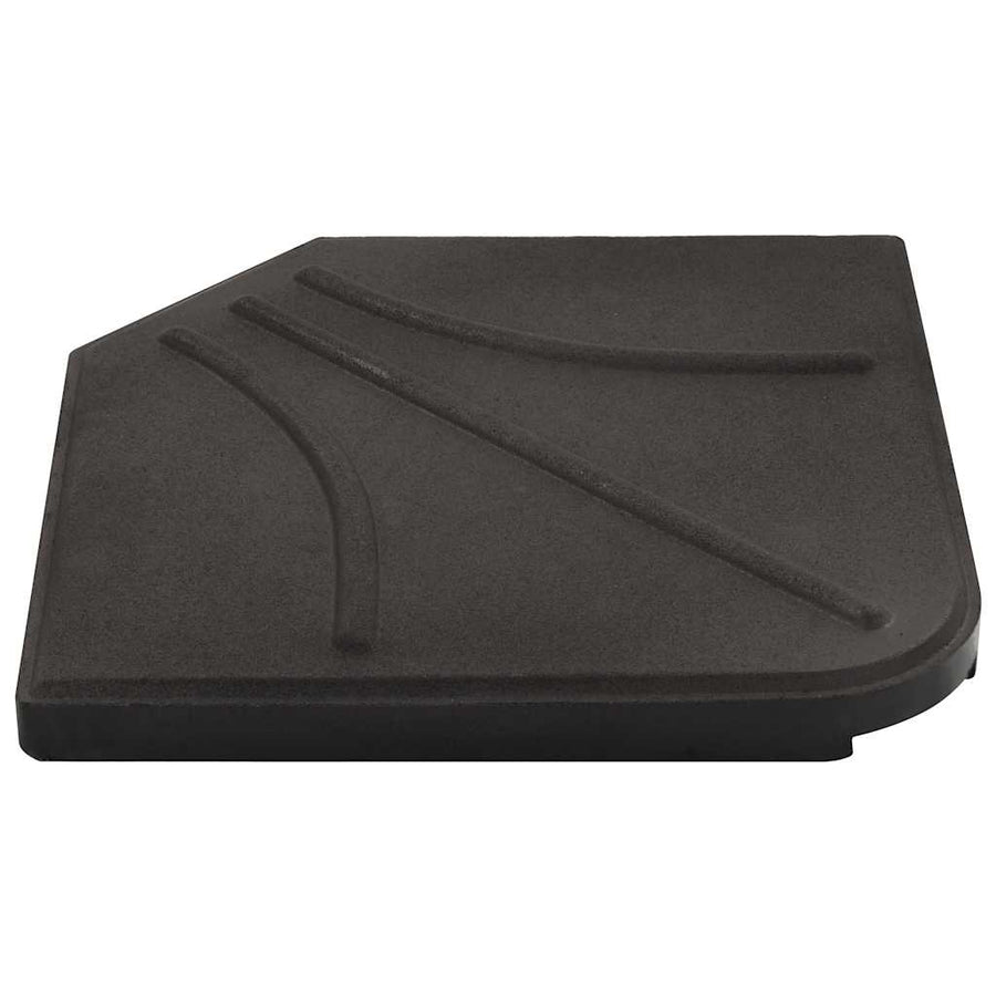 Umbrella Weight Plates 4 pcs Black Concrete Square 72 kg