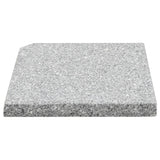Umbrella Weight Plates 4 pcs Grey Granite Square 100 kg - 45-Degree Angle