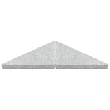Umbrella Weight Plates 4 pcs Grey Granite Triangular 60 kg