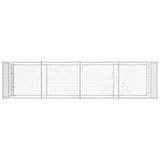 Outdoor Dog Kennel 7.6x3.8x1.9 m