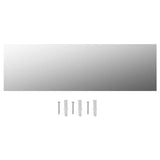 Frameless Mirror 140x40 cm Glass