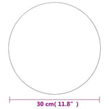 Frameless Mirror Round 30 cm Glass - 45-Degree Angle
