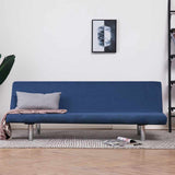 Sofa Bed Blue Polyester