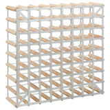 Wine Rack for 72 Bottles Solid Pinewood - Side View