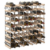 Wine Rack for 72 Bottles Solid Pinewood