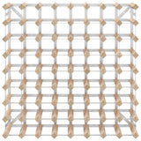 Wine Rack for 72 Bottles Solid Pinewood