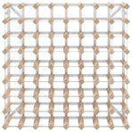 Wine Rack for 72 Bottles Solid Pinewood