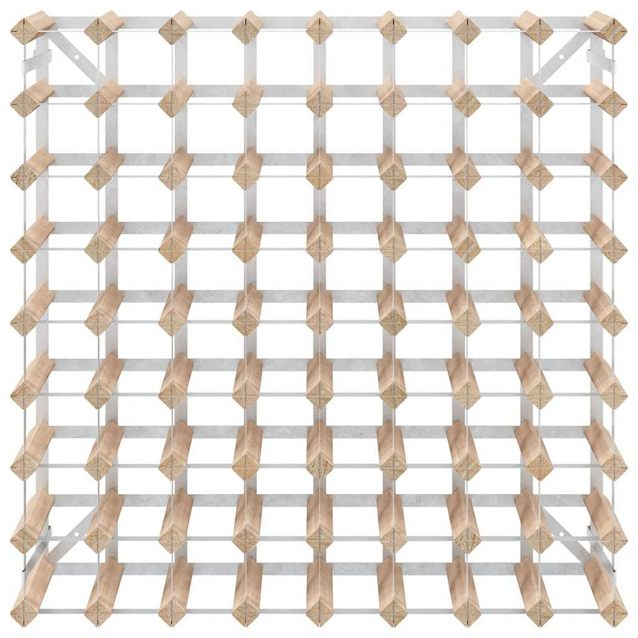 Wine Rack for 72 Bottles Solid Pinewood