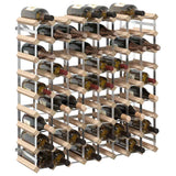 Wine Rack for 72 Bottles Solid Pinewood