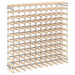 Wine Rack for 120 Bottles Solid Pinewood