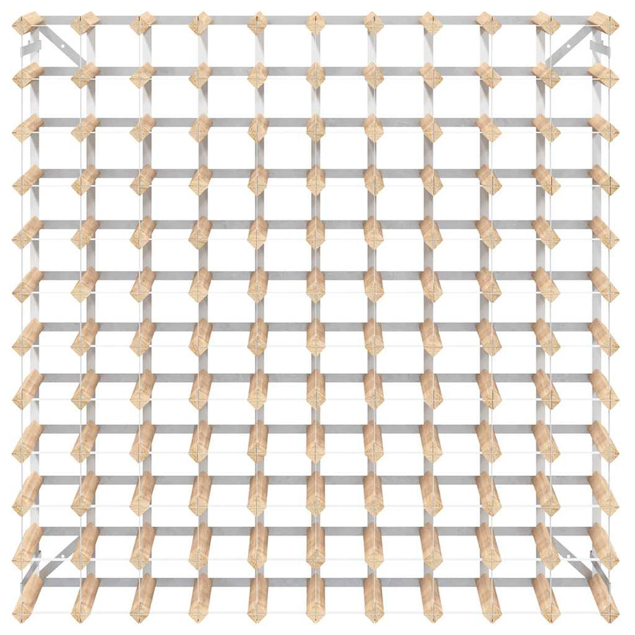 Wine Rack for 120 Bottles Solid Pinewood