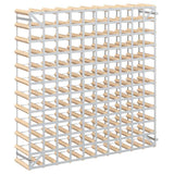 Wine Rack for 120 Bottles Solid Pinewood - Close-Up Angle