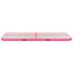 Inflatable Gymnastics Mat with Pump 300x100x10 cm PVC Pink