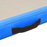 Inflatable Gymnastics Mat with Pump 300x100x10 cm PVC Blue - Extra Image