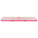 Inflatable Gymnastics Mat with Pump 500x100x10 cm PVC Pink