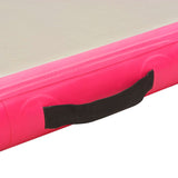 Inflatable Gymnastics Mat with Pump 600x100x10 cm PVC Pink - Extra Image
