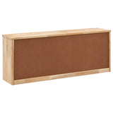 Shoe Storage Bench 94x20x38 cm Solid Walnut Wood - Top-Down View