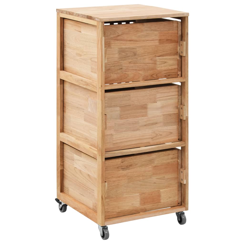 Bathroom Cabinet 41x41x91 Cm Solid Walnut Wood