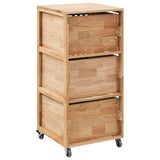 Bathroom Cabinet 41x41x91 Cm Solid Walnut Wood - Top-Down View
