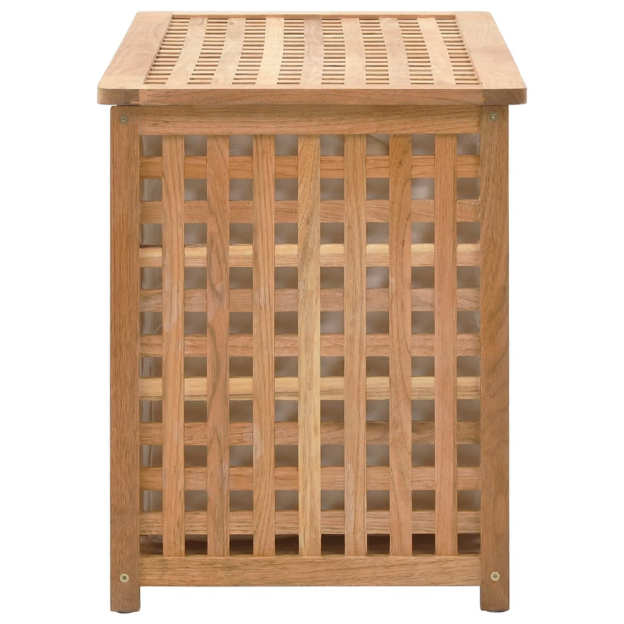 Laundry Chest 77.5x37.5x46.5 Cm Solid Walnut Wood